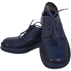 Born black lace up Oxford shoes contrast stitching